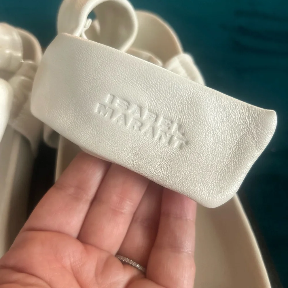 Isabel Marant White Sandals - Picture 5 of 8